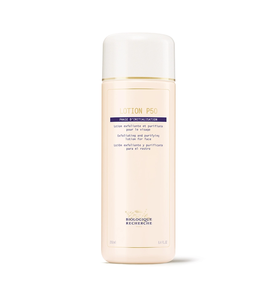 Lotion P50, Exfoliating and purifying lotion for the face
