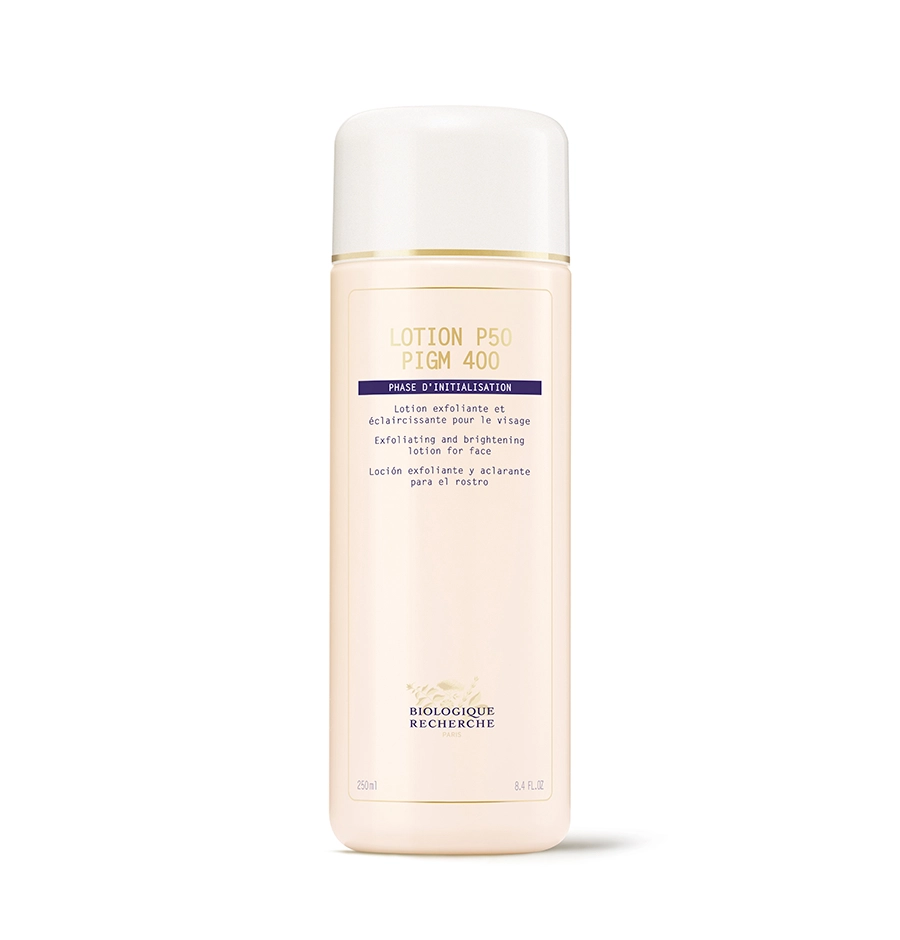 Lotion P50 PIGM 400, Exfoliating and brightening lotion for the face