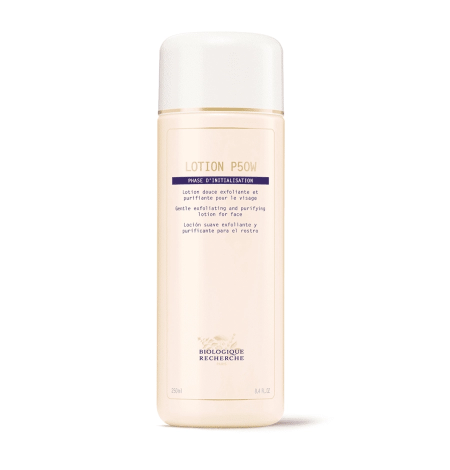 Lotion P50W, Gentle exfoliating and purifying lotion for the face