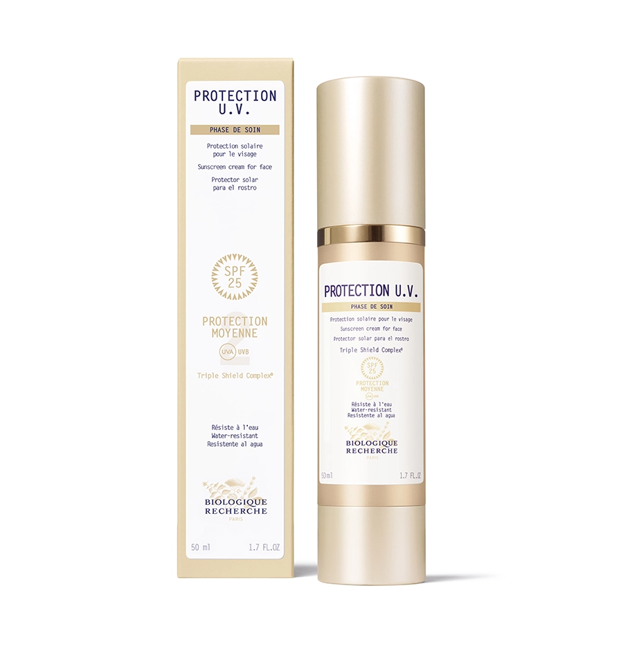 Protection U.V. SPF 50, Anti-wrinkle, smoothing biocellulose mask for face