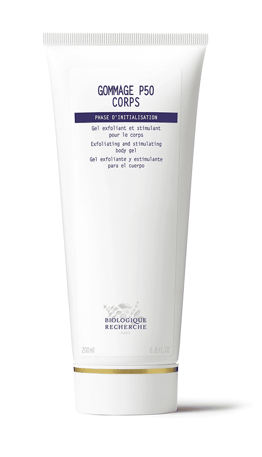 Gommage P50 Corps, Gel exfoliant et stimulant pour le corps