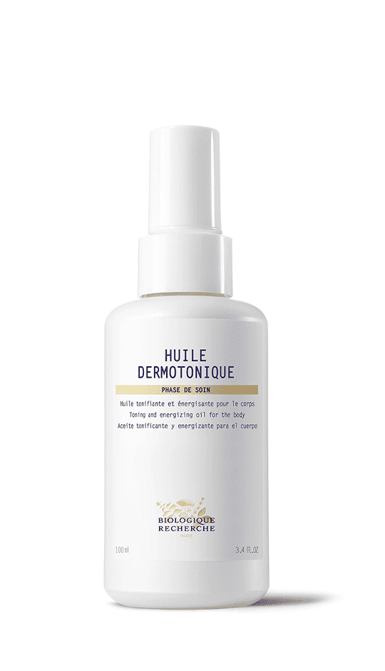 Huile Dermotonique, Soin sébo-rééquilibrant purifiant. Visage, corps, cuir chevelu.