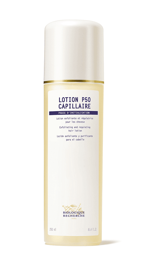 Lotion P50 Capillaire, Lotion exfoliante et régulatrice pour les cheveux